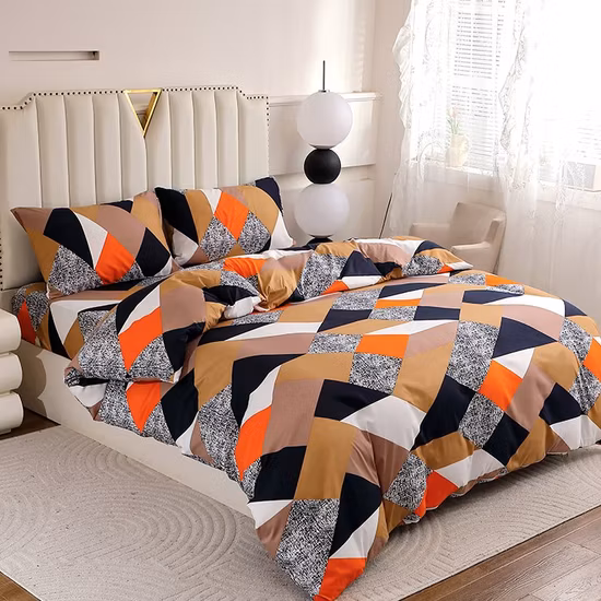 Heiße Verkäufe Rautenmuster Tufted Quilt Cover Set 3